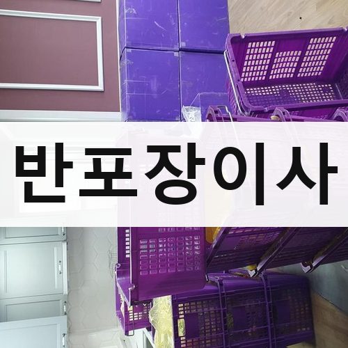 서울 강북·도심 반포장이사 장거리이사